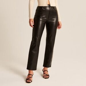 Abercrombie & fitch leather pants